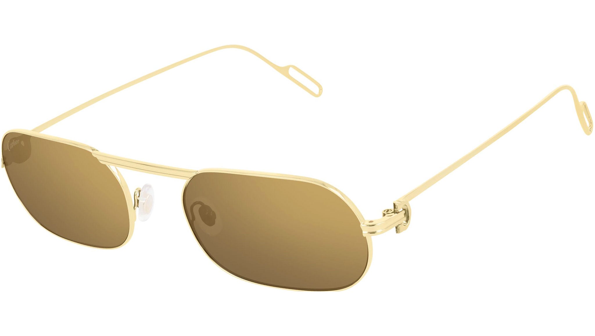 Cartier CT0112S 005 Shiny Gold Sunglasses