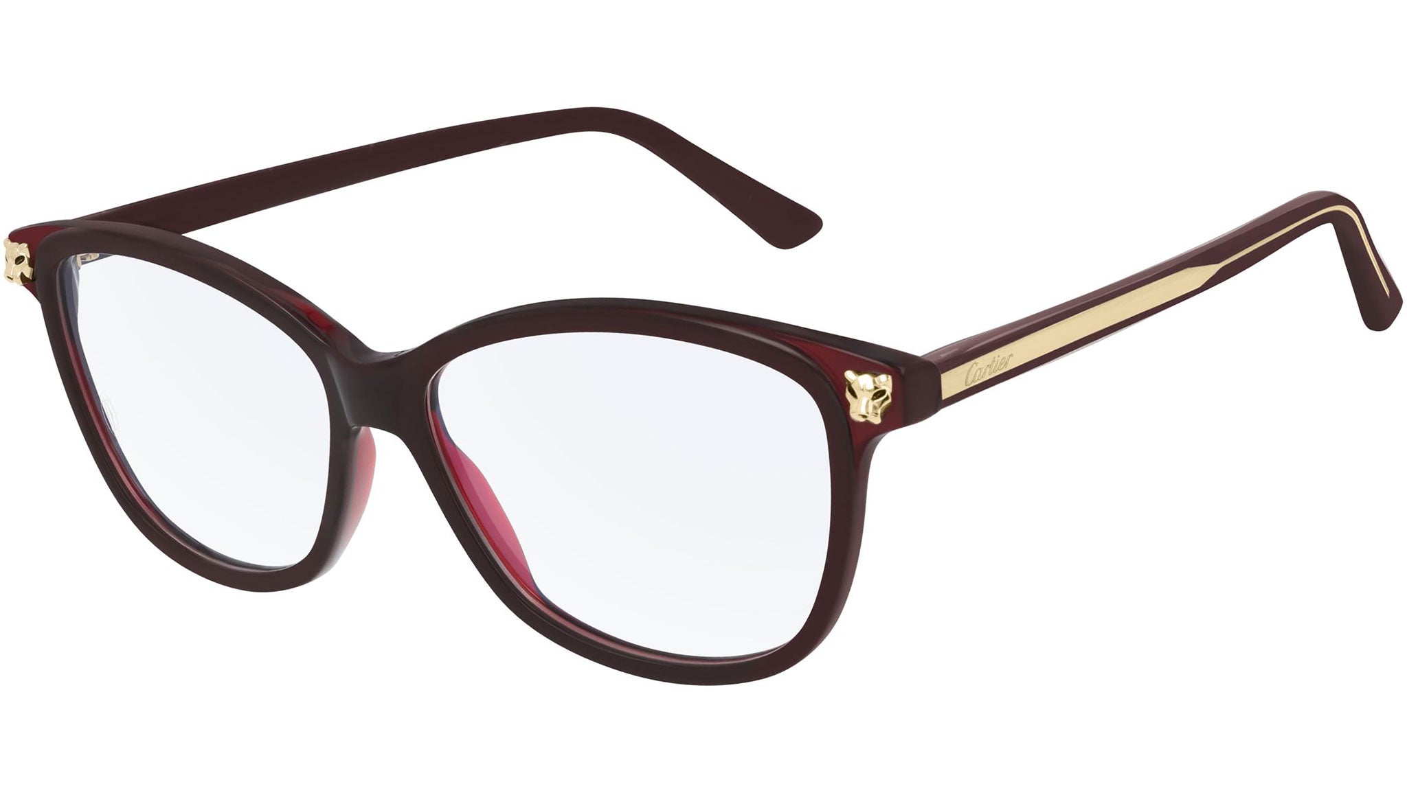 Cartier CT0207O 004 Burgundy Optical Frame