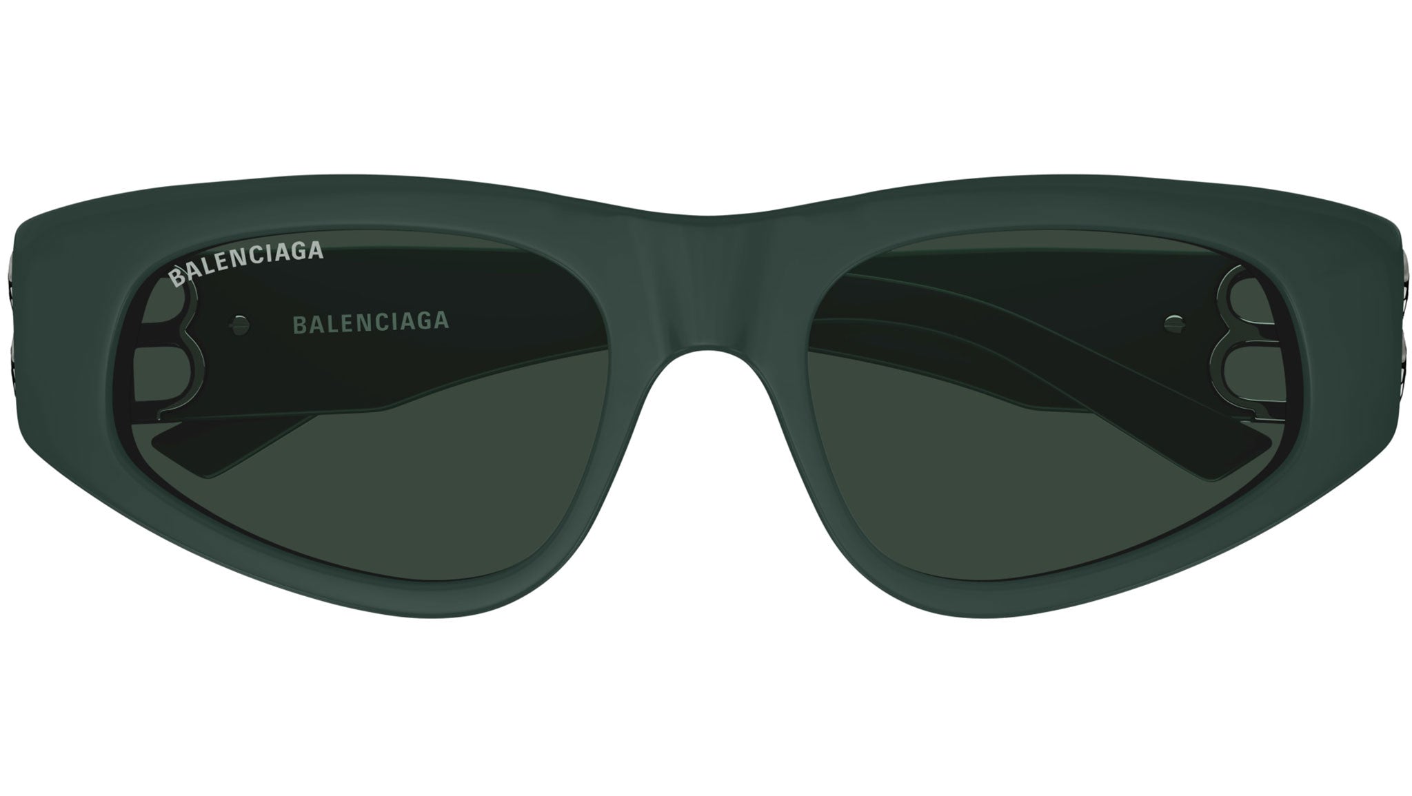 Balenciaga BB0095S Sunglasses 019 Dark Green