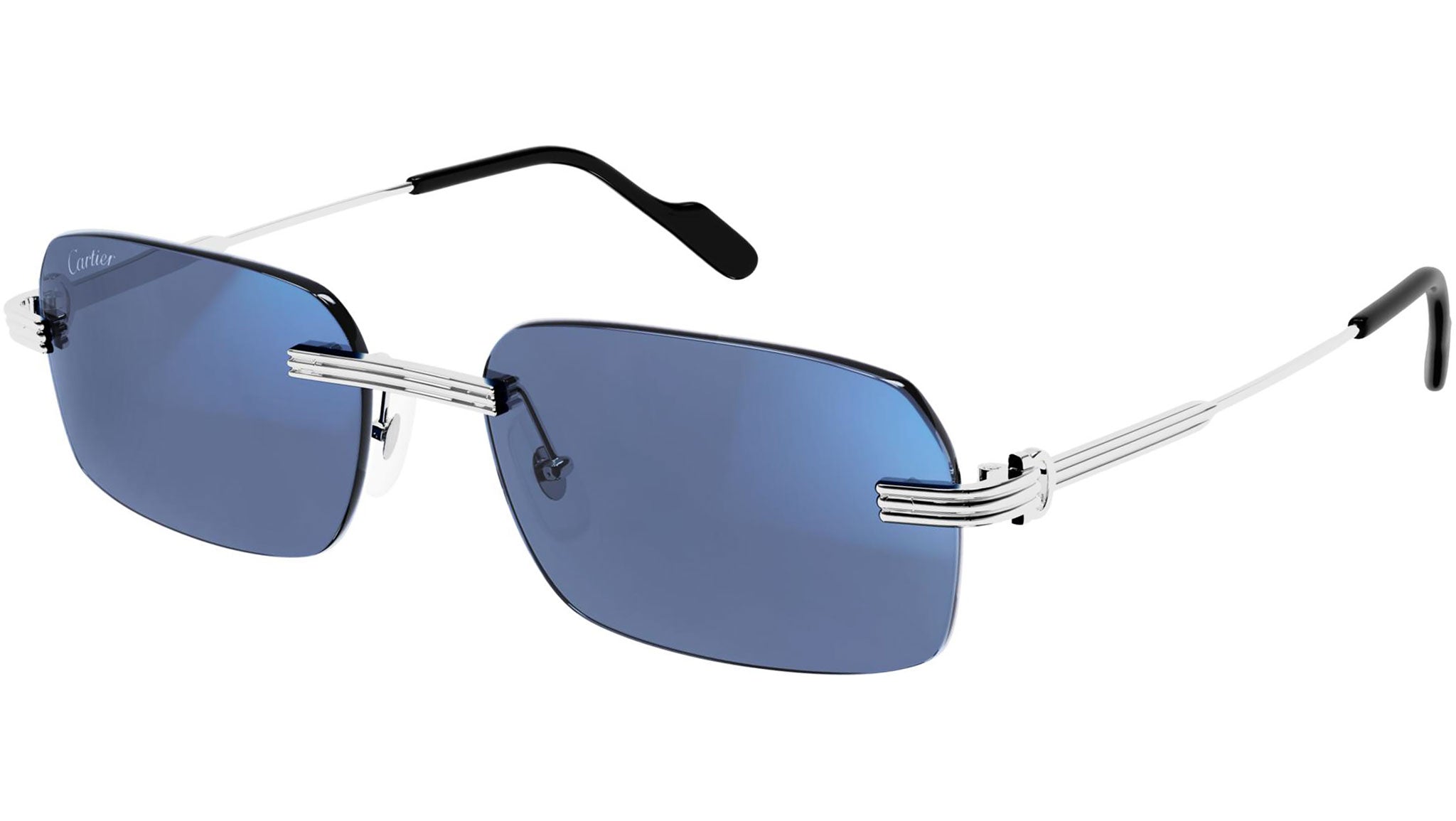 Cartier CT0271S 005 Shiny Silver Sunglasses