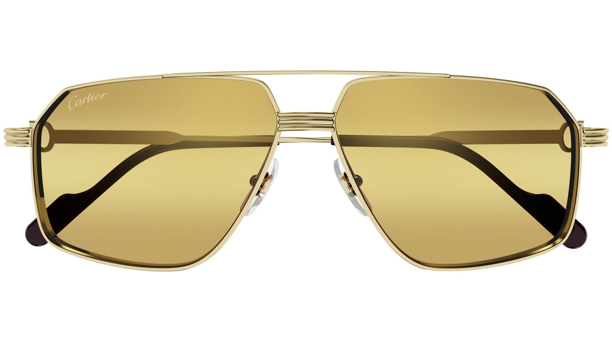 Cartier CT0270S 013 Sunglasses Shiny Gold