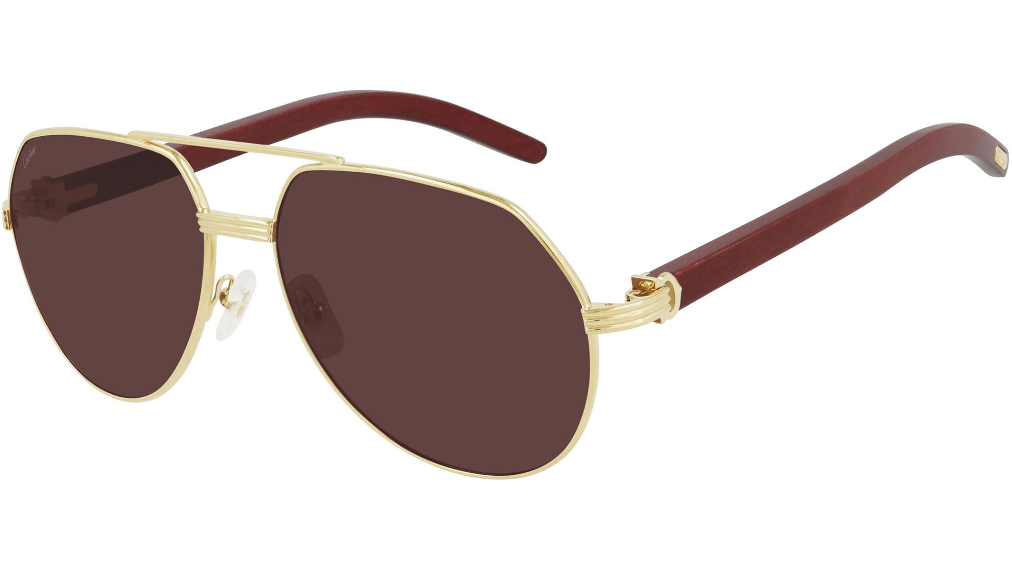 Cartier CT0272S 004 Shiny Gold Sunglasses