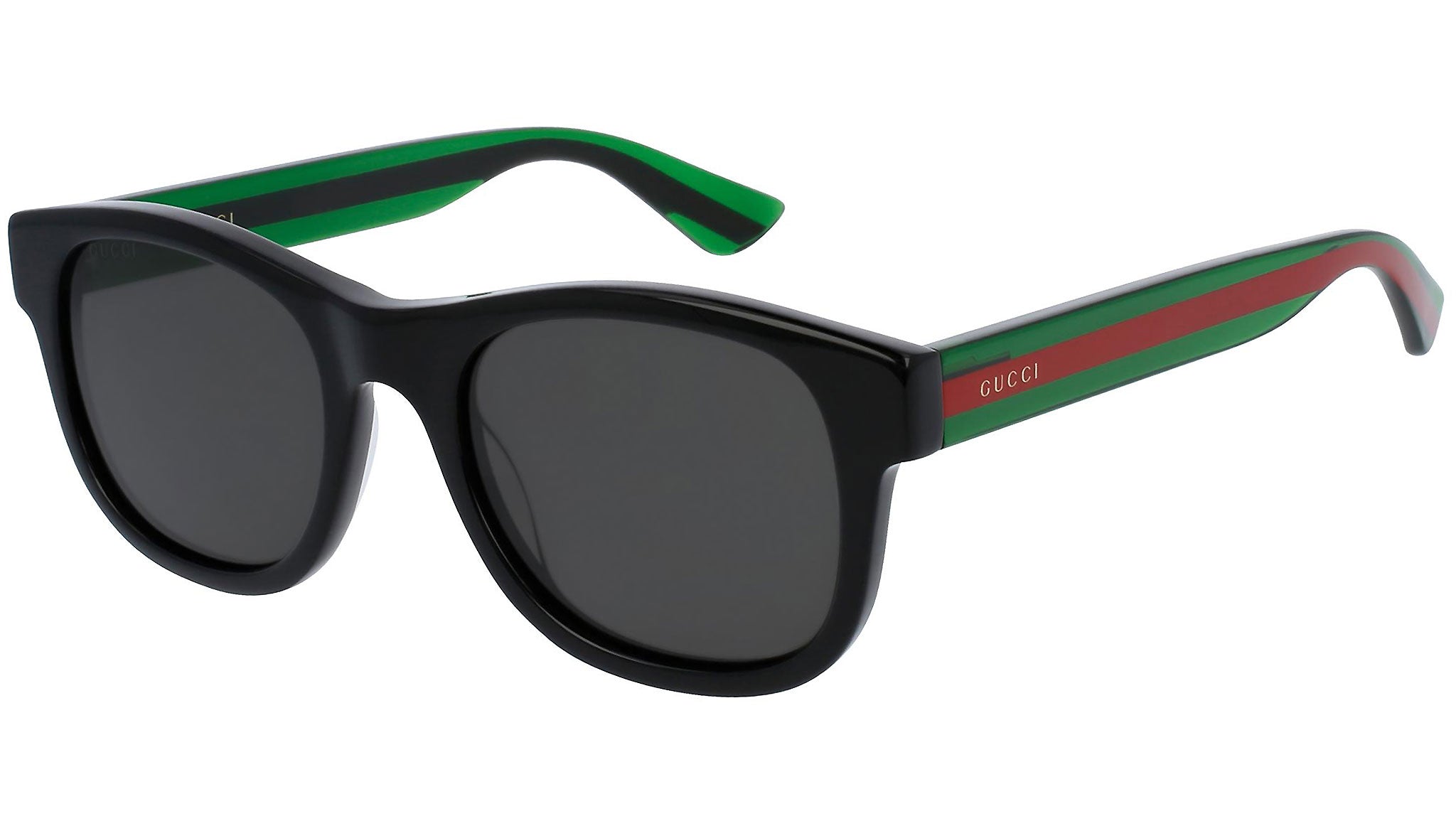 Gucci GG0003SN 006 Shiny Black Sunglasses