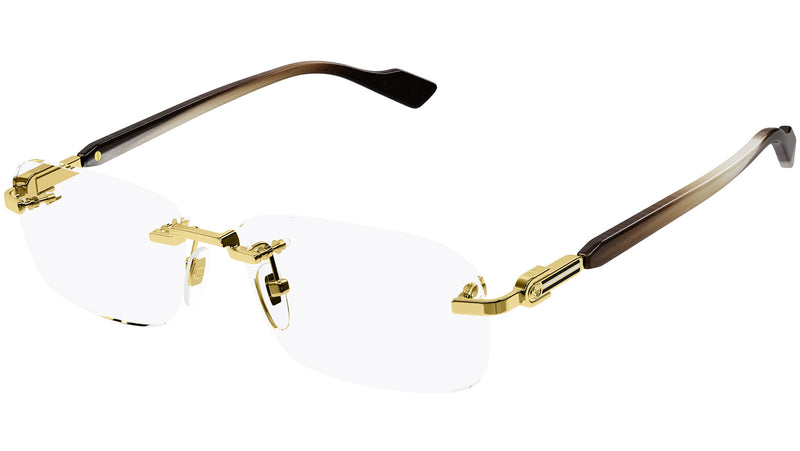 Prada PR A53V Eyeglasses 5AK1O1 Gold