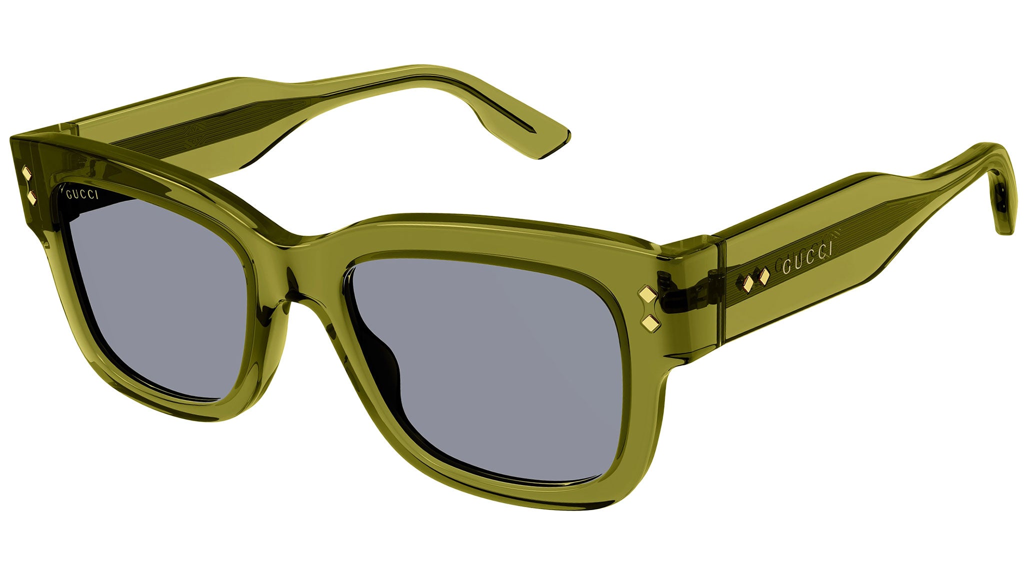Gucci GG1217S 004 Sunglasses Green