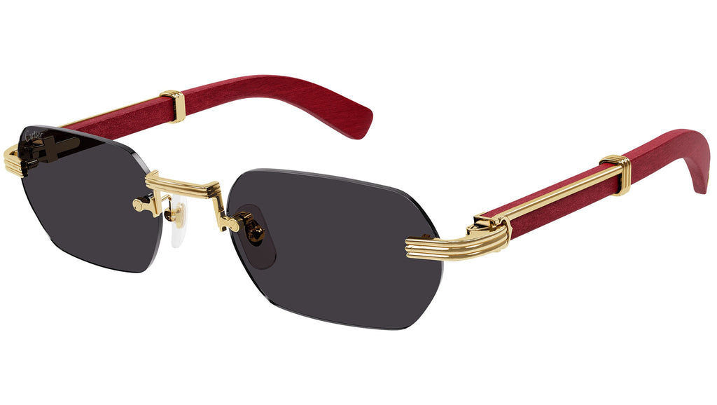 Cartier CT0362S 004 Gold Grey Sunglasses