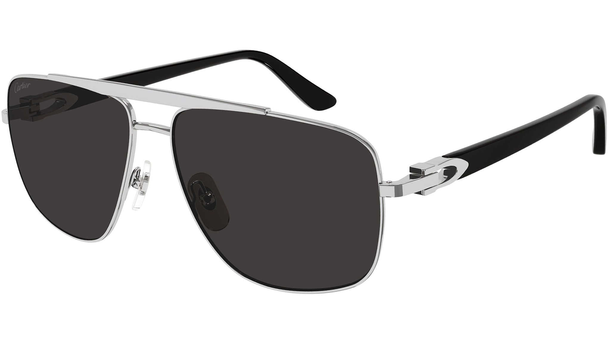 Cartier CT0365S Silver Grey Sunglasses