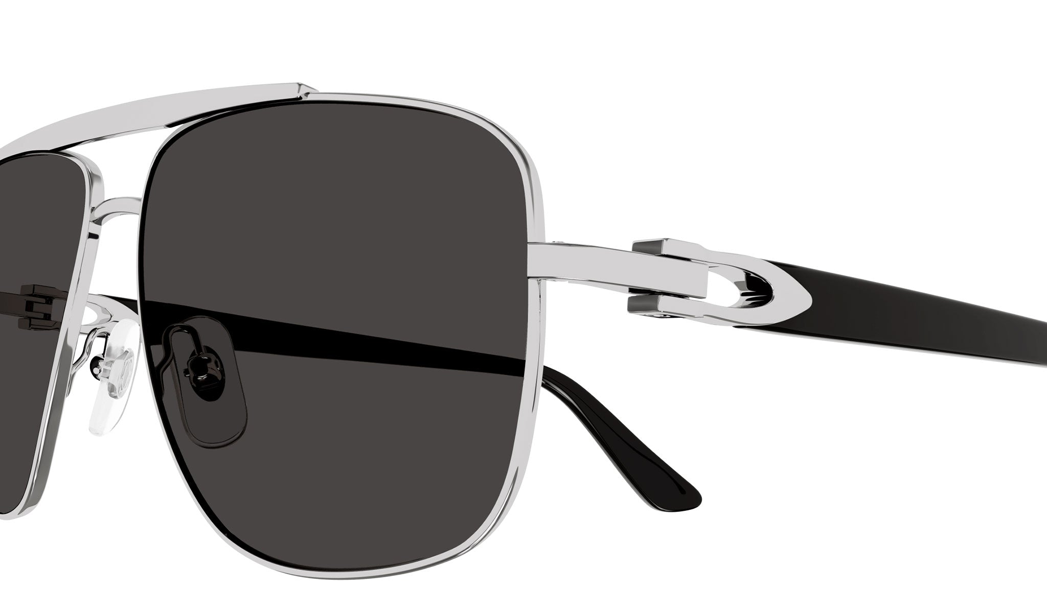 Cartier CT0365S Silver Grey Sunglasses