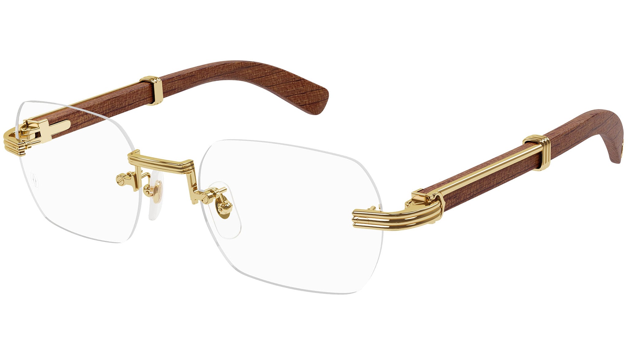 Cartier CT0377O 002 Shiny Gold Optical Frame