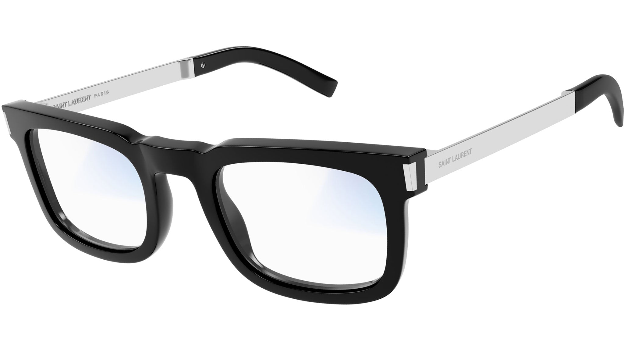 Saint Laurent Eyewear square-frame Transparent Sunglasses - Grey