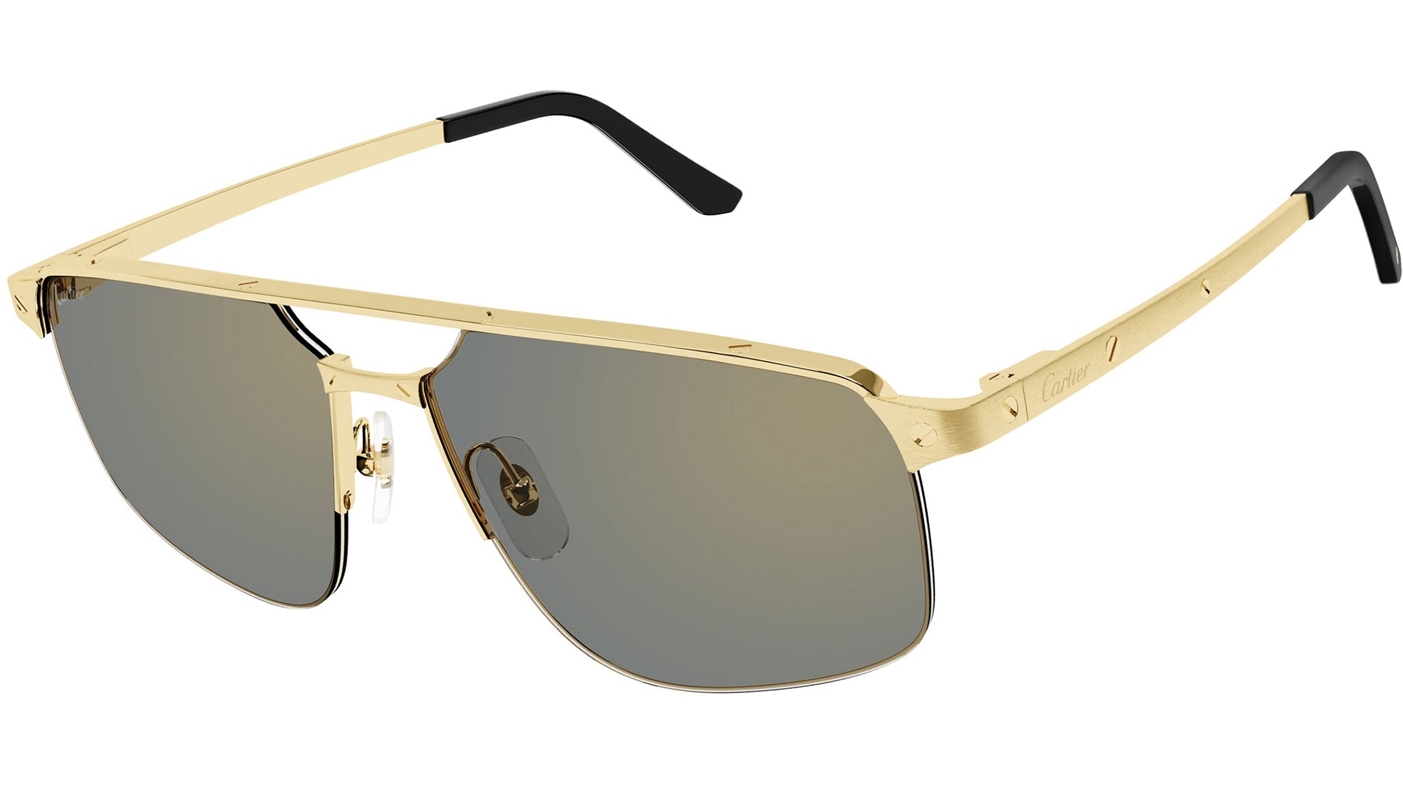 Cartier CT0385S 003 Shiny Gold Sunglasses