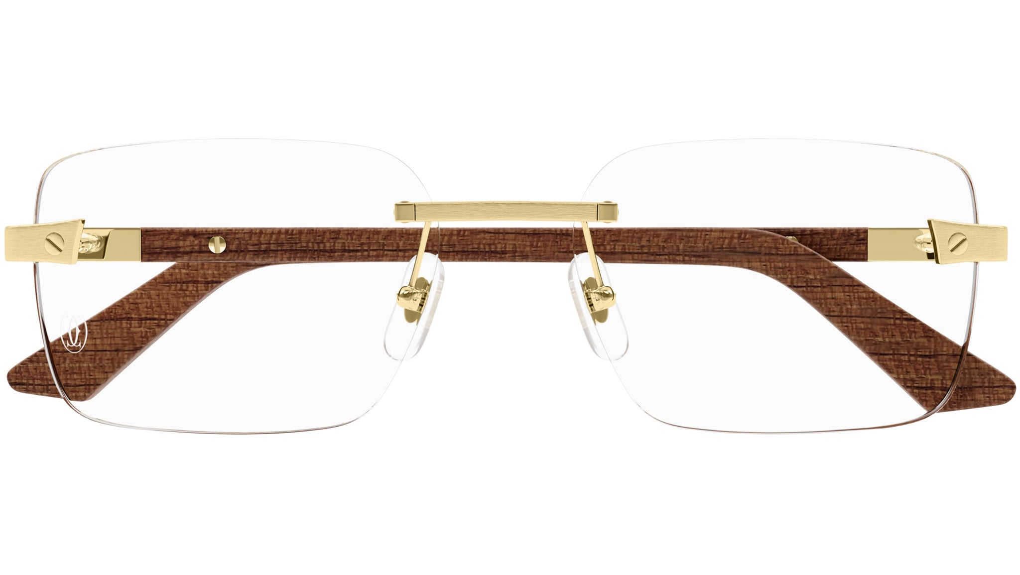 Cartier CT0411O 002 Matte Gold Optical Frame