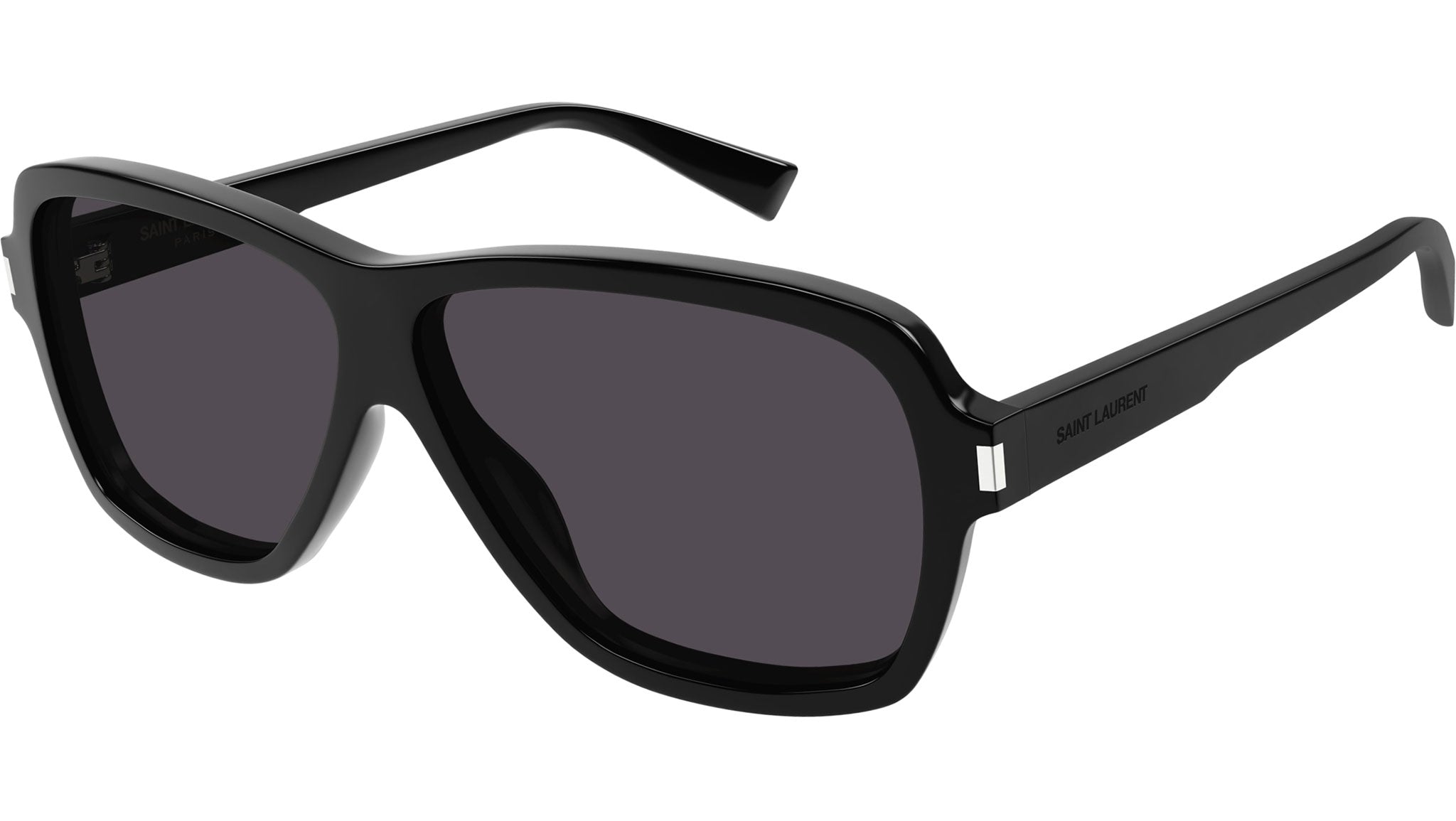 Saint Laurent SL 609 CAROLYN Sunglasses 001 Shiny Black