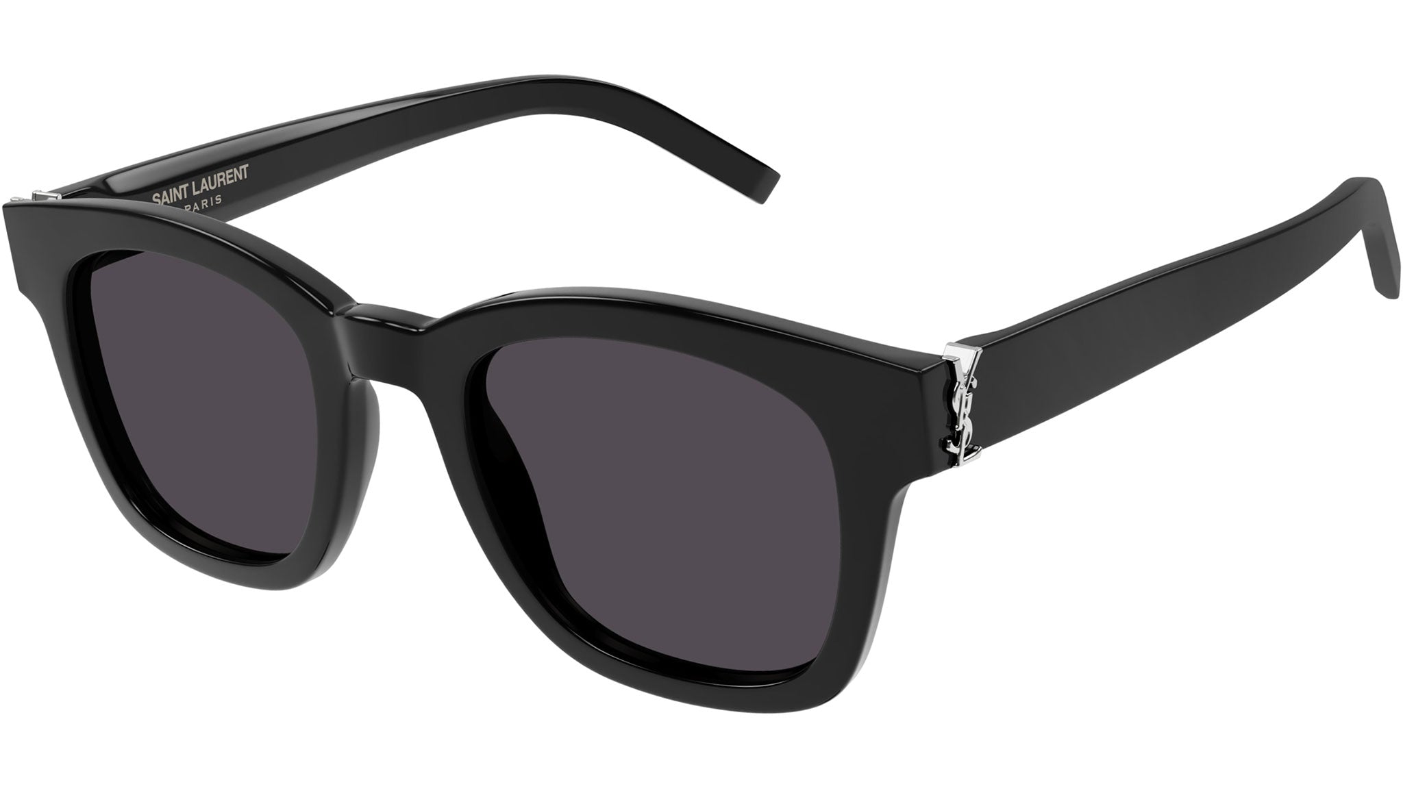 Saint Laurent SL M124 Sunglasses 001 Shiny Black