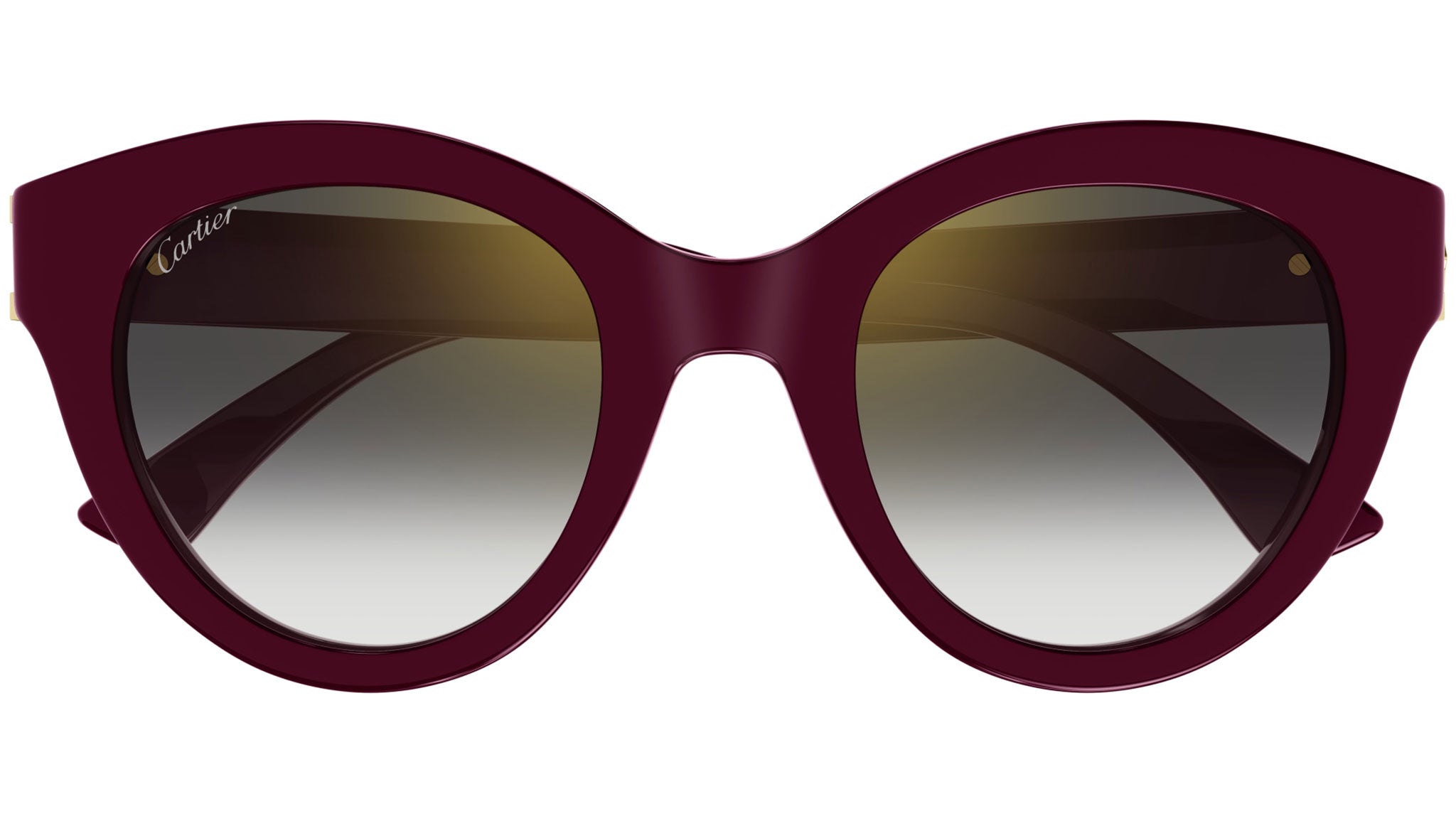 Cartier CT0436S 004 Sunglasses Shiny Red