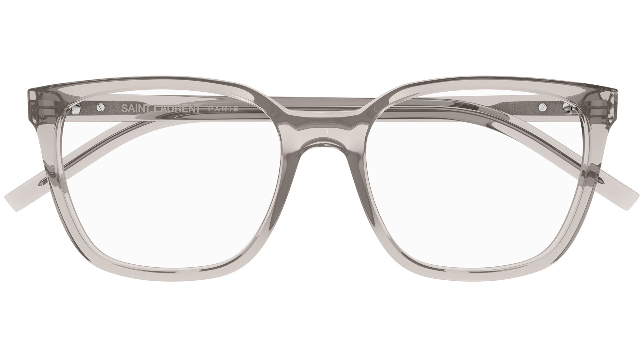 Saint Laurent SL M129 Eyeglasses 005 Transparent Nude