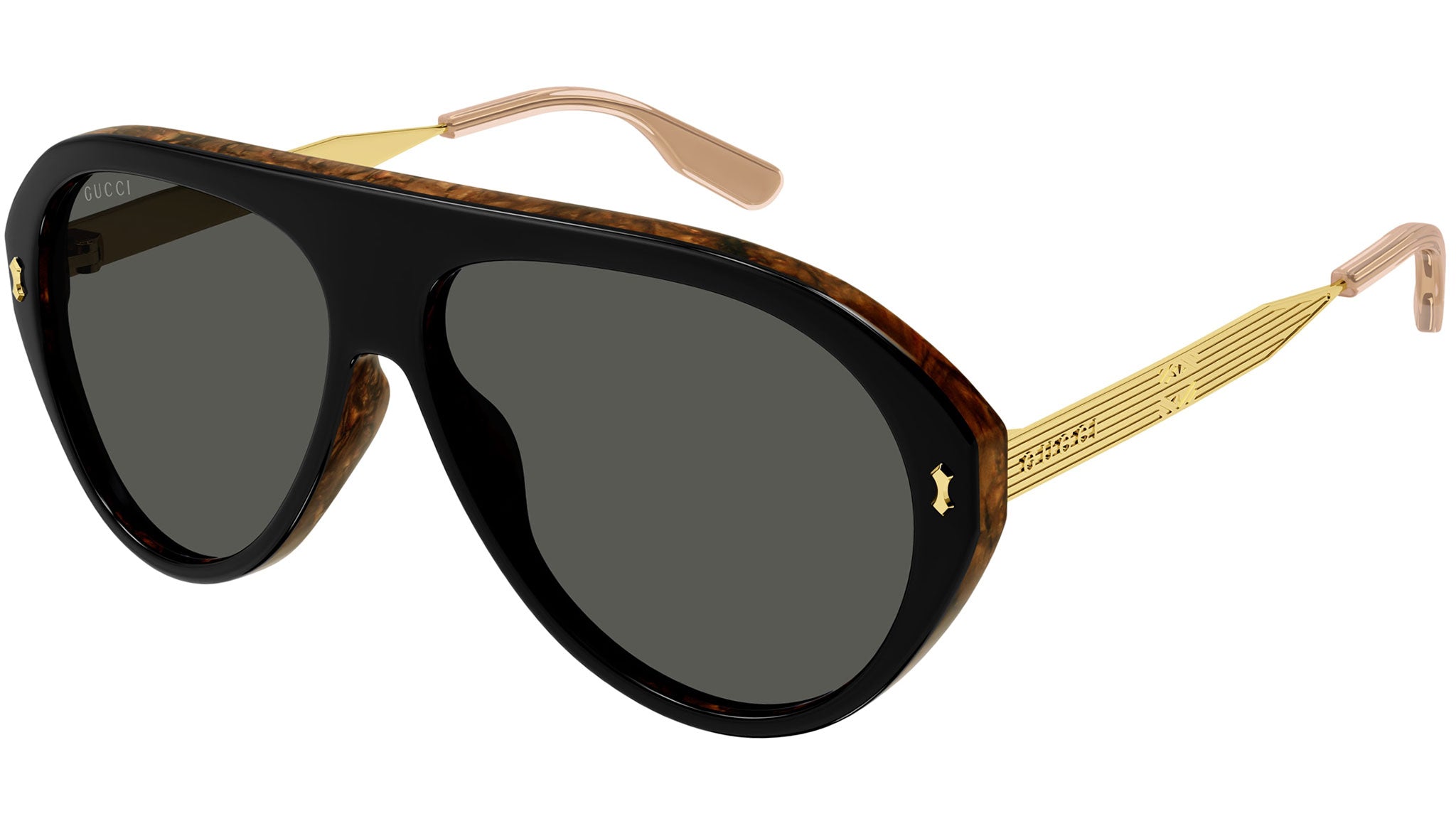 Gucci GG1515S 001 Sunglasses Brown Black