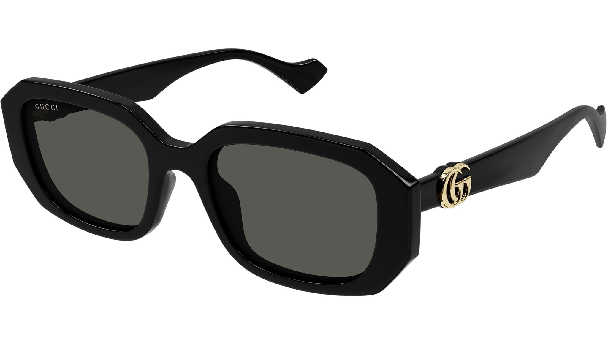 Gucci GG1535S 001 Sunglasses Shiny Black