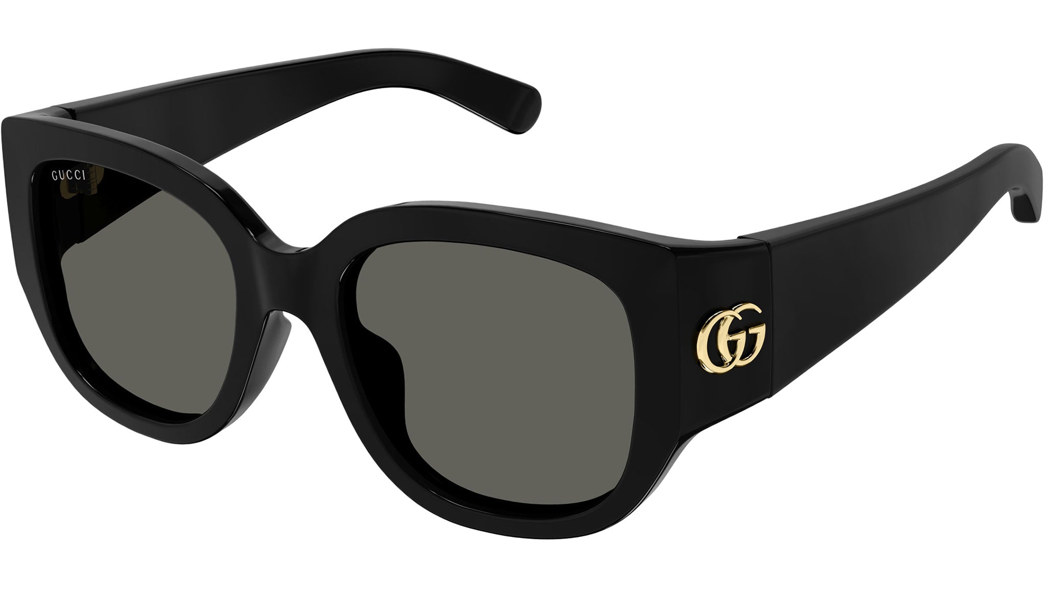 Gucci GG1599SA 001 Sunglasses Shiny Black