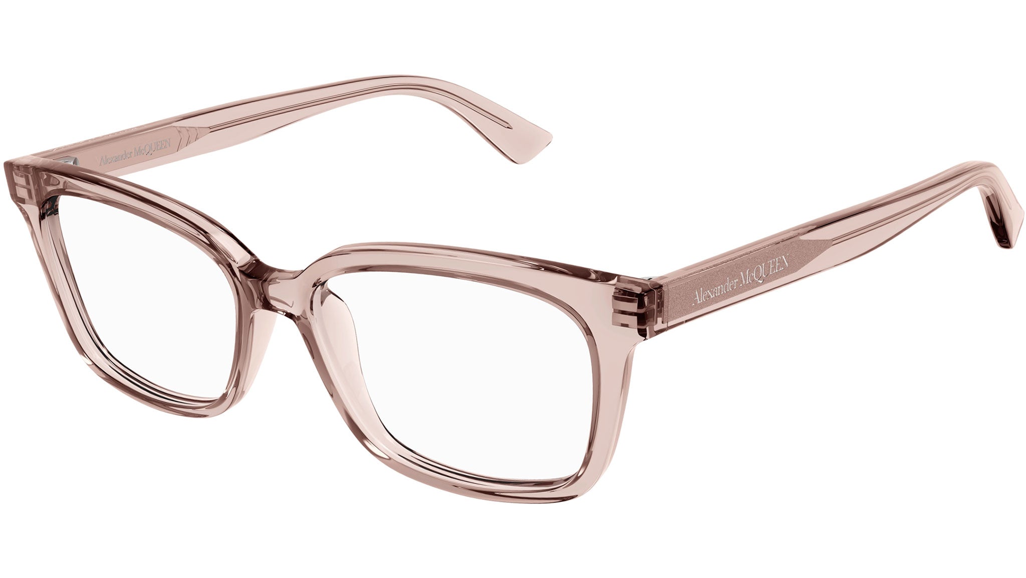 Alexander mcqueen discount clear glasses