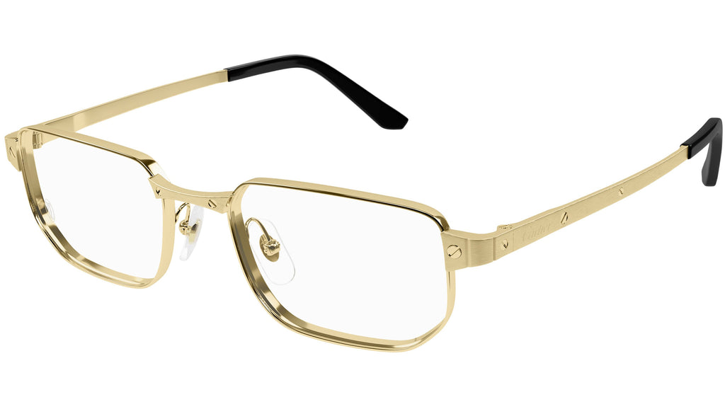 Cartier CT0481O 001 Eyeglasses Shiny Gold