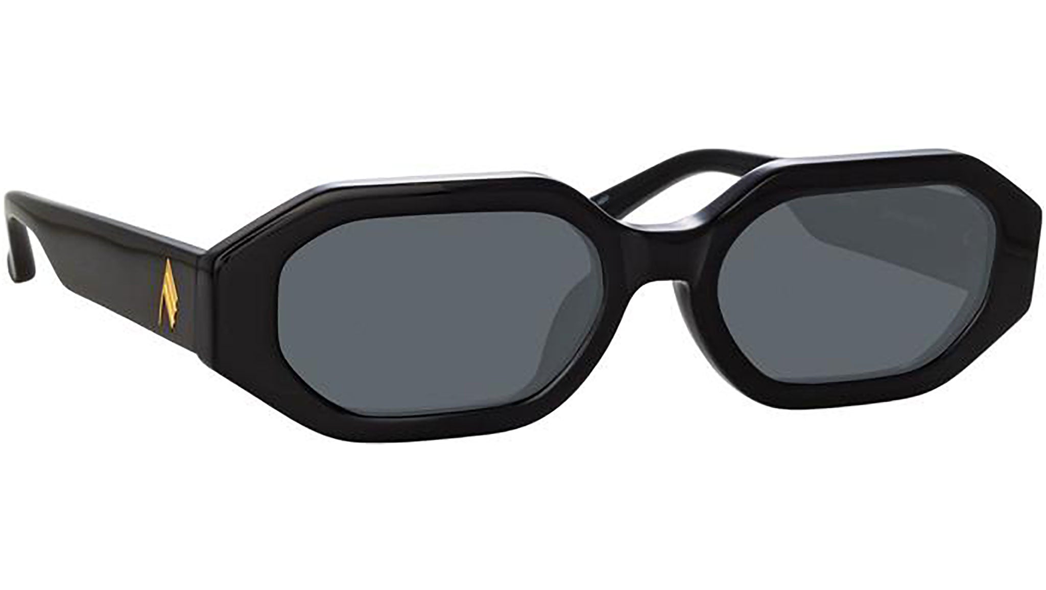 The Attico Irene in Black Sunglasses