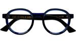 1384 Optical 01 Black on Blue