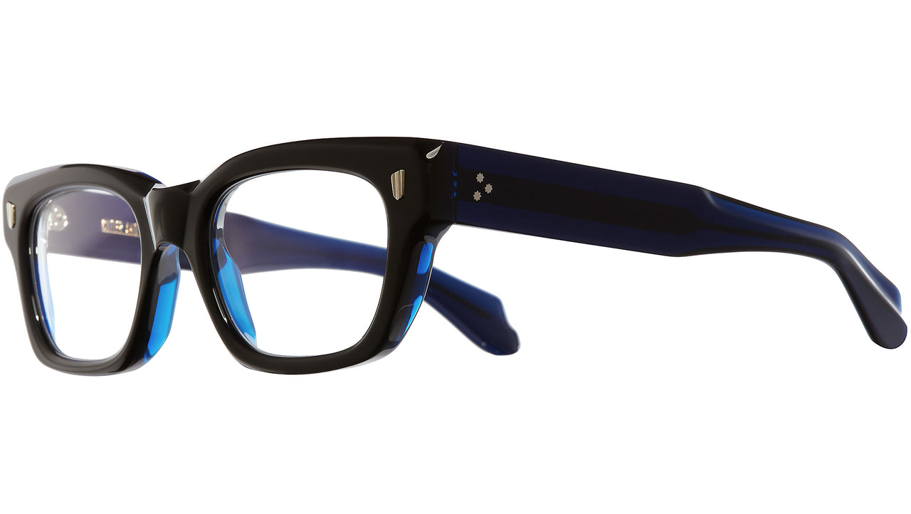 1391 Optical 01 Black on Blue