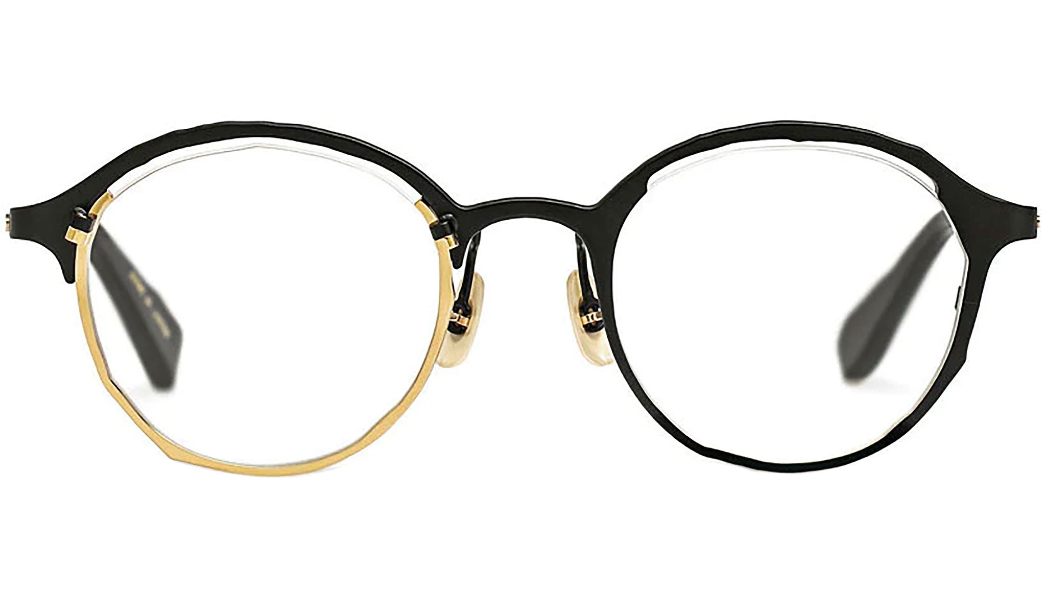 Masahiro Maruyama MM-0054 Eyeglasses 1 Black And Gold