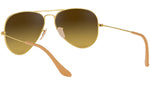 Aviator Gradient RB3025 112/85 Gold Brown