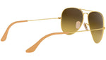 Aviator Gradient RB3025 112/85 Gold Brown