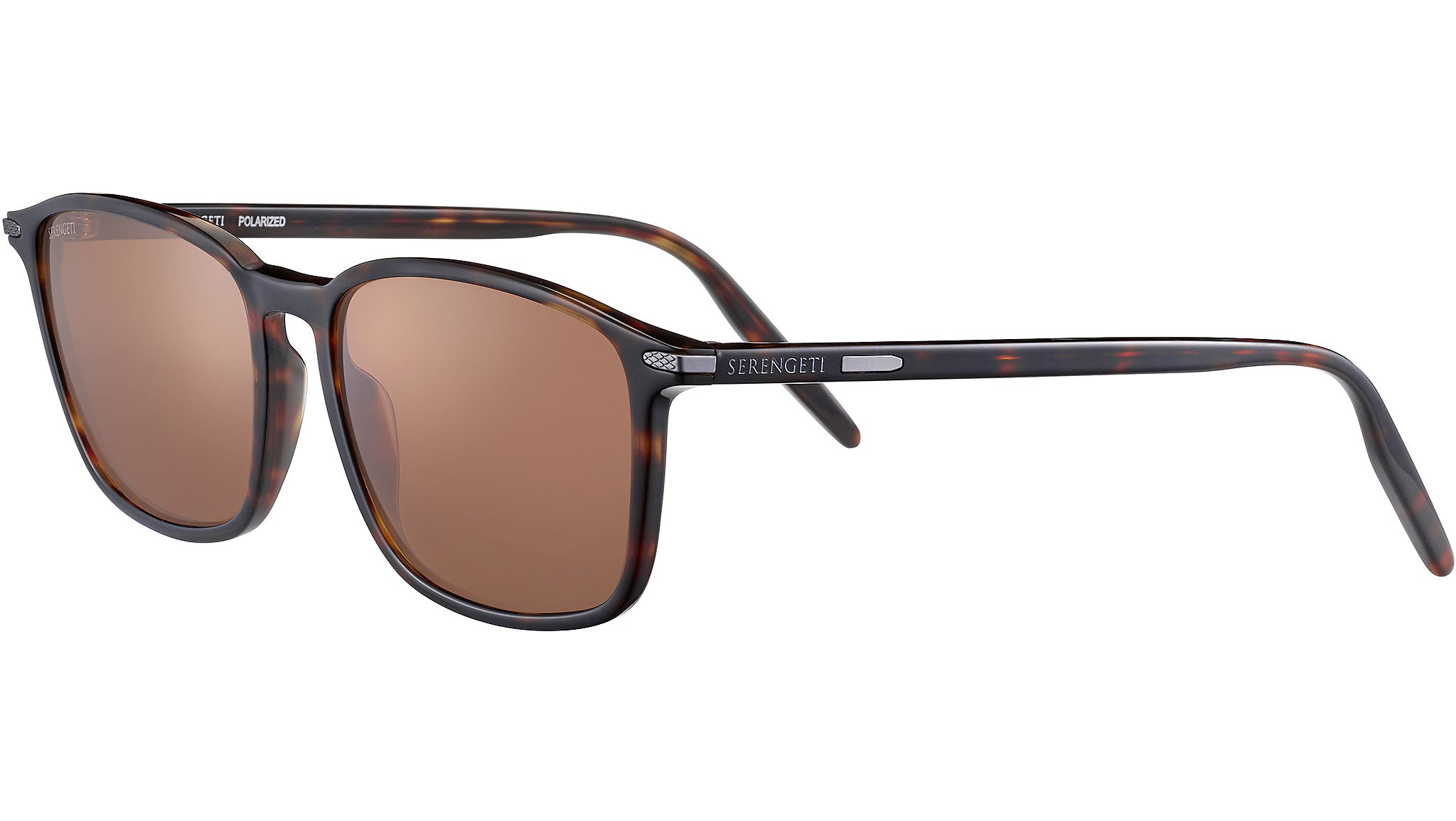 Serengeti LENWOOD - Rectangular Men's Sunglasses - Spectral Control®  Technology Men