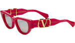 V DUE fucsia white gold