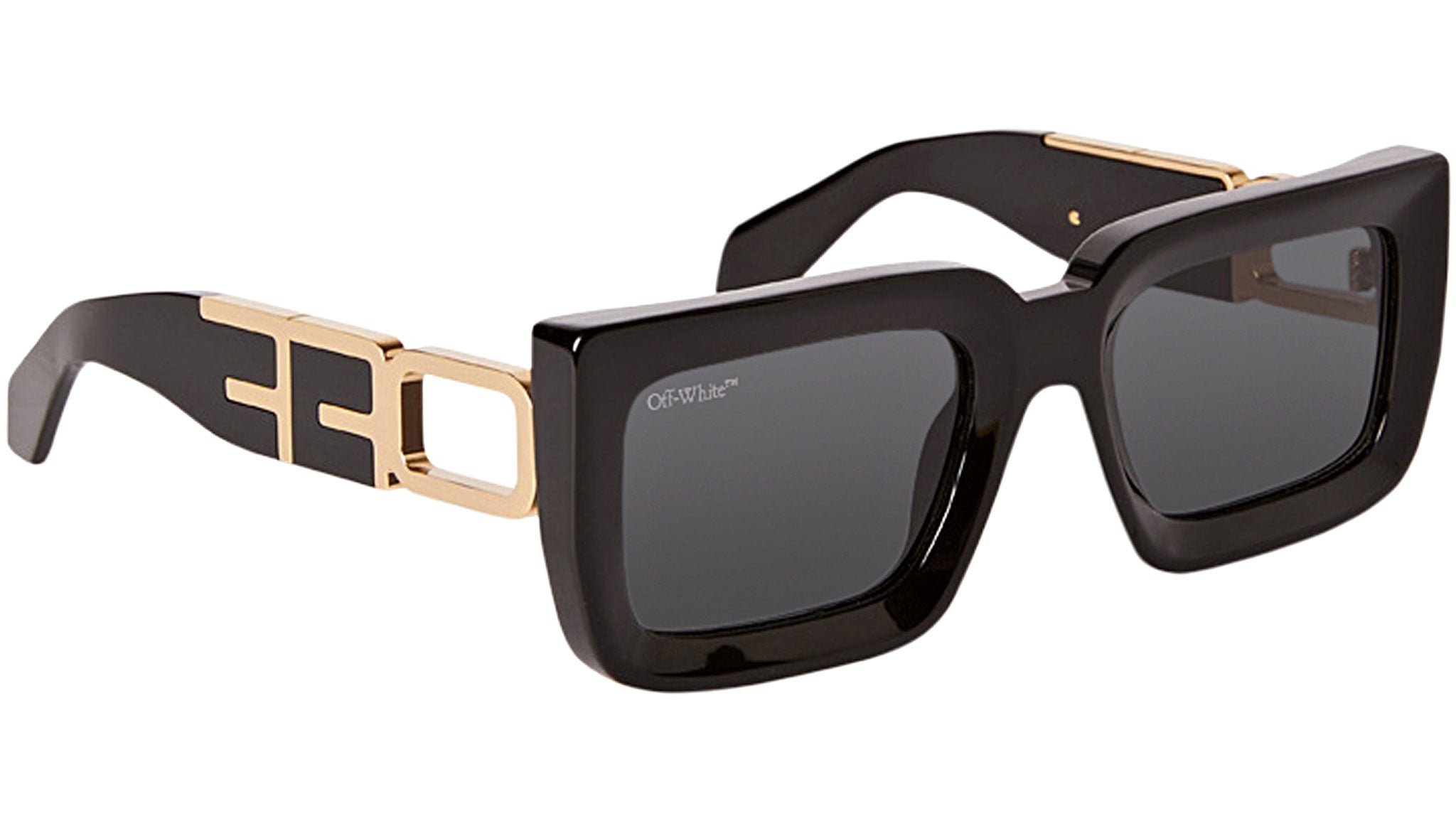 OFF-WHITE: Boston sunglasses in acetate - Black