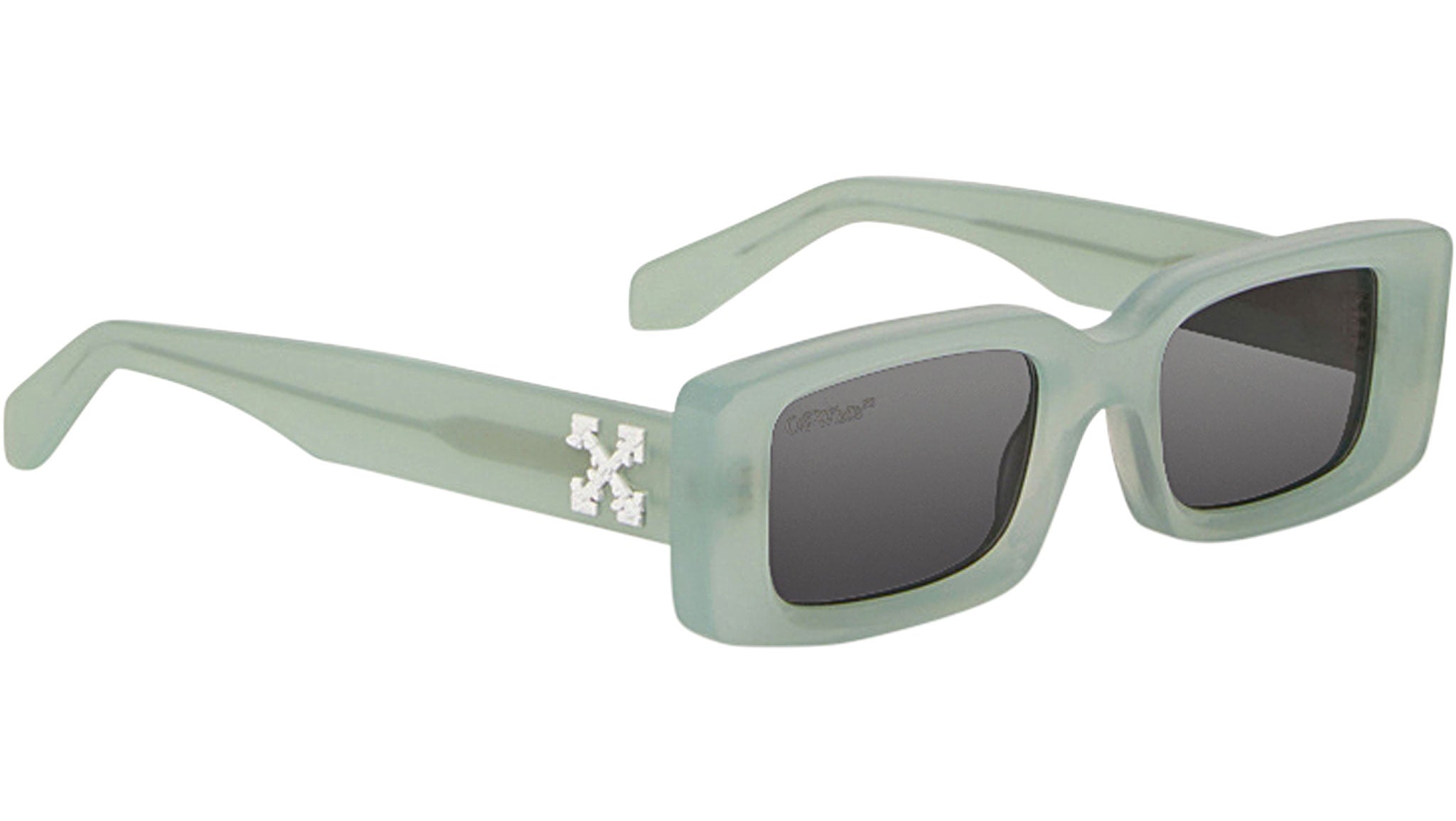 Arthur Off-White Teal Sunglasses