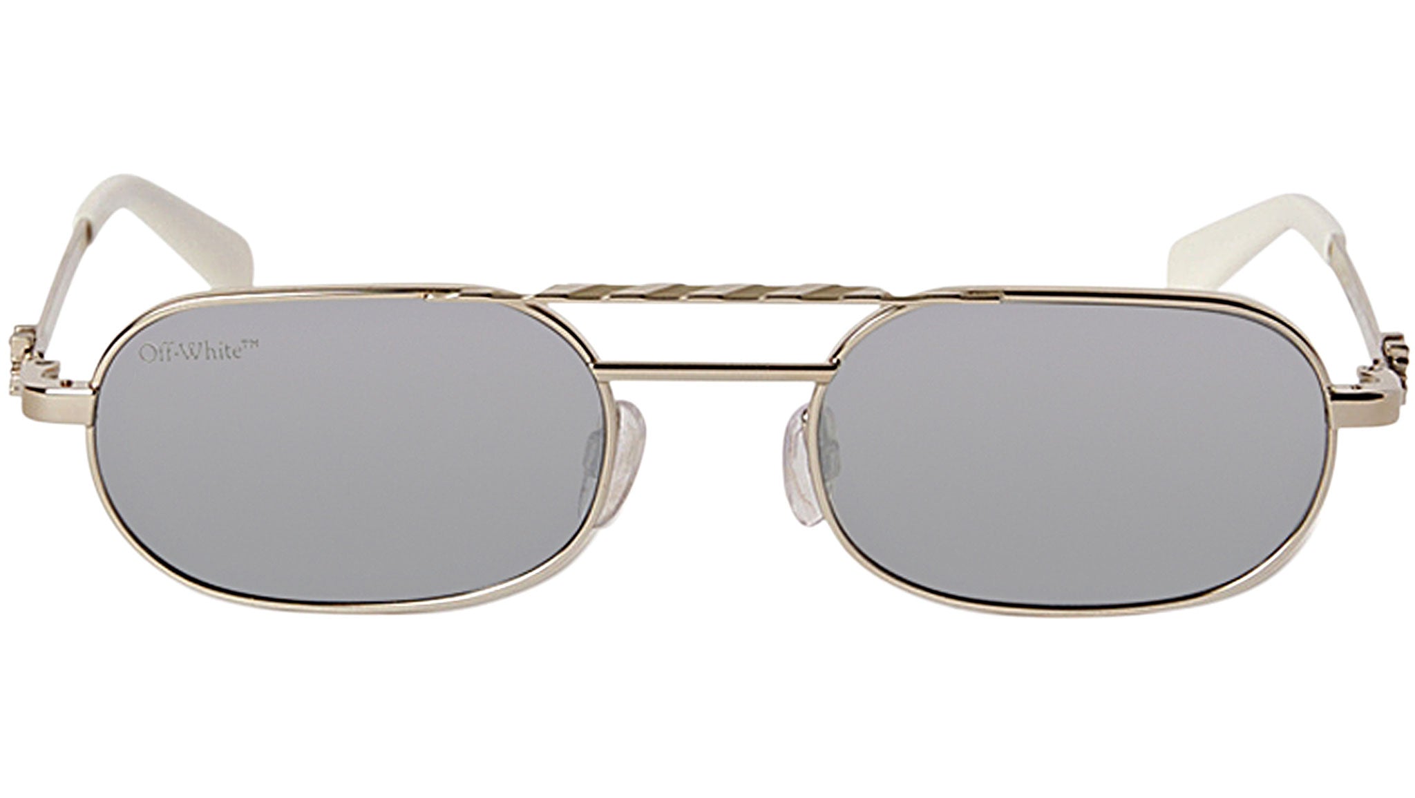 Mirror Sunglasses Baltimore Off-White Silver