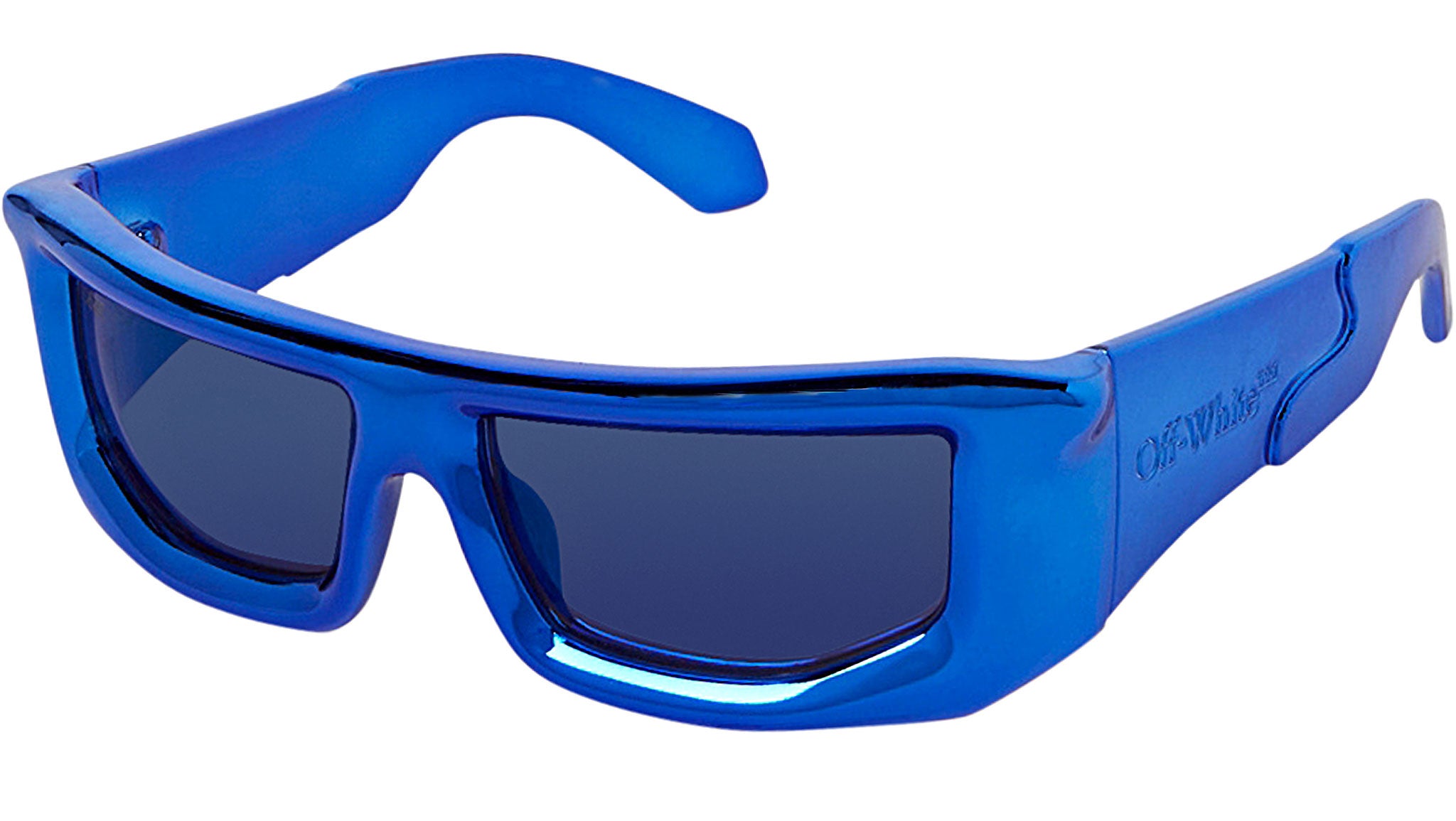 Off-White Virgil (Black w/ Blue Lens) Sunglasses - Black w/ Blue Lens