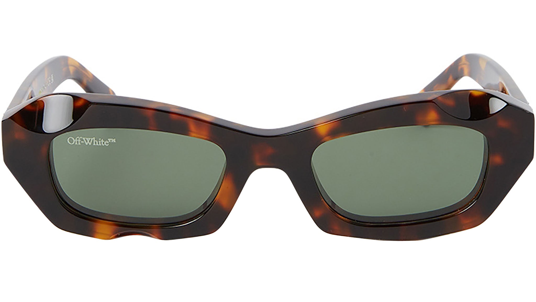Loewe Rectangle Sunglasses in Shiny Green Marble