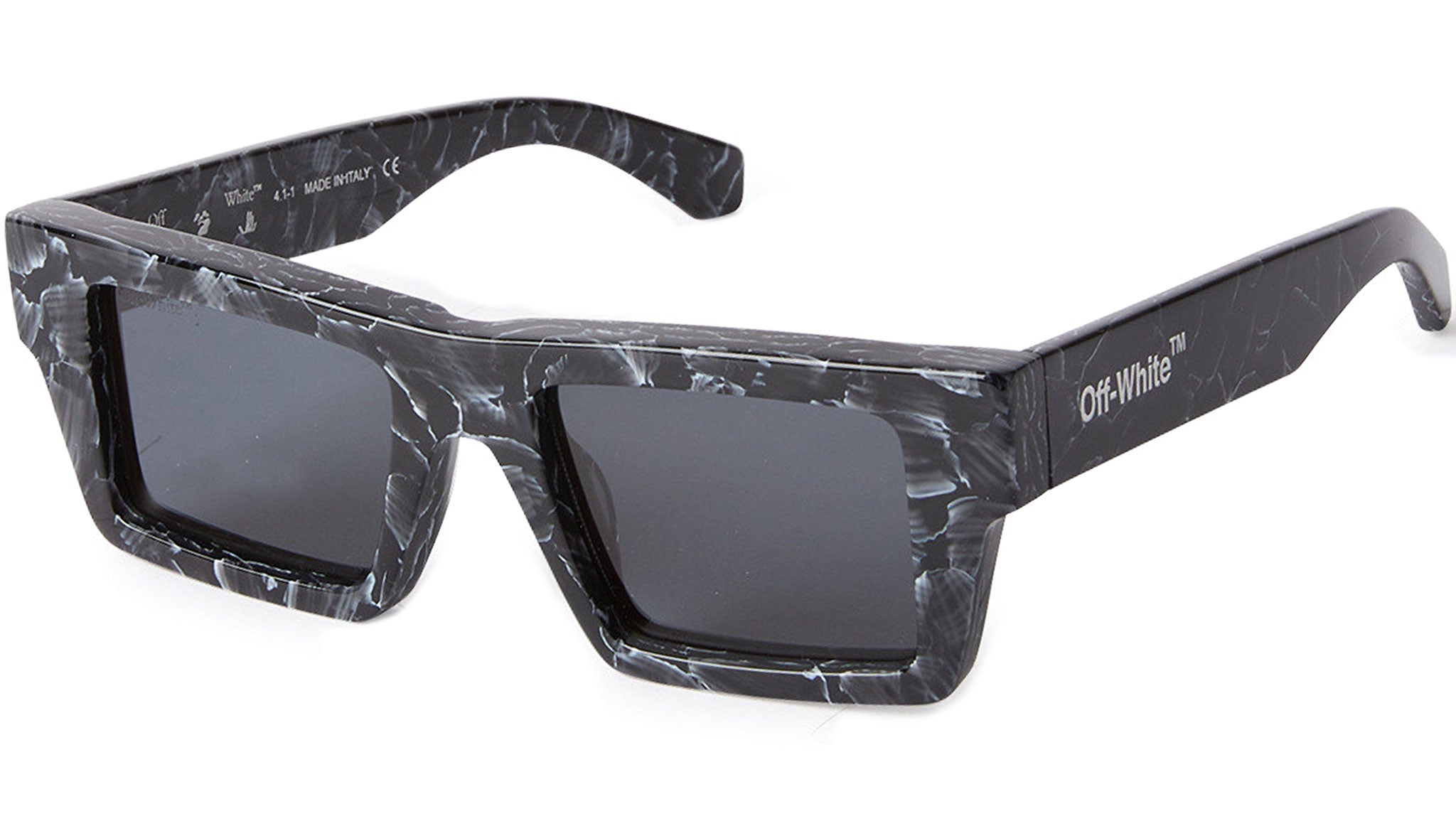 Off-White Nassau 51mm Rectangle Sunglasses in Black