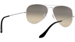 Aviator Gradient RB3025 003/32 Silver Grey