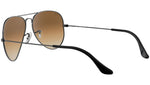 Aviator Gradient RB3025 004/51 Gunmetal Brown