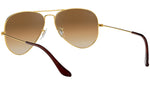 Aviator Gradient RB3025 001/51 Gold Brown