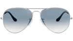 Aviator Gradient RB3025 003/3F Silver Blue