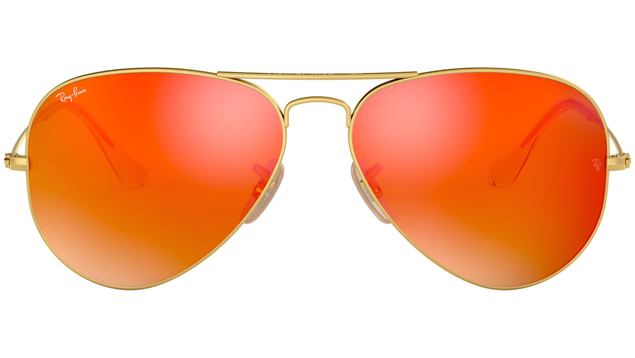 Aviator Flash Lenses RB3025 112/69 Gold Orange