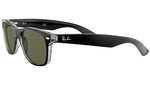 New Wayfarer Color Mix RB2132 black on transparent