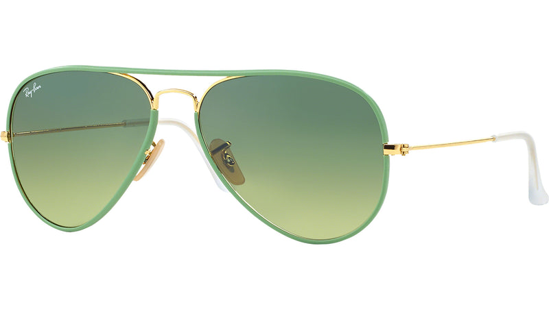 Ray-Ban Aviator Full Color RB3025JM 91963C Yellow Sunglasses