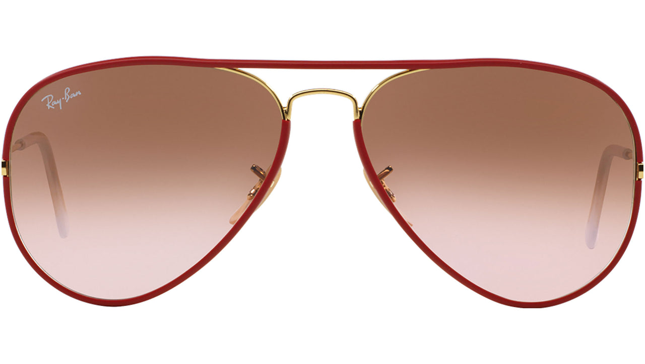 Aviator Full Color RB3025JM 001/X3 Red Brown