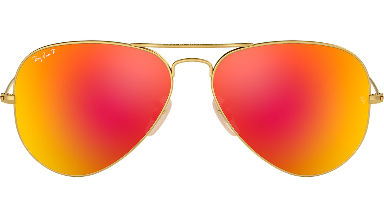 Aviator Flash Lenses RB3025 112/4D Gold Orange