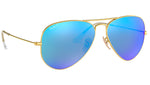 Aviator Flash Lenses RB3025 112/4L Matte Gold Blue