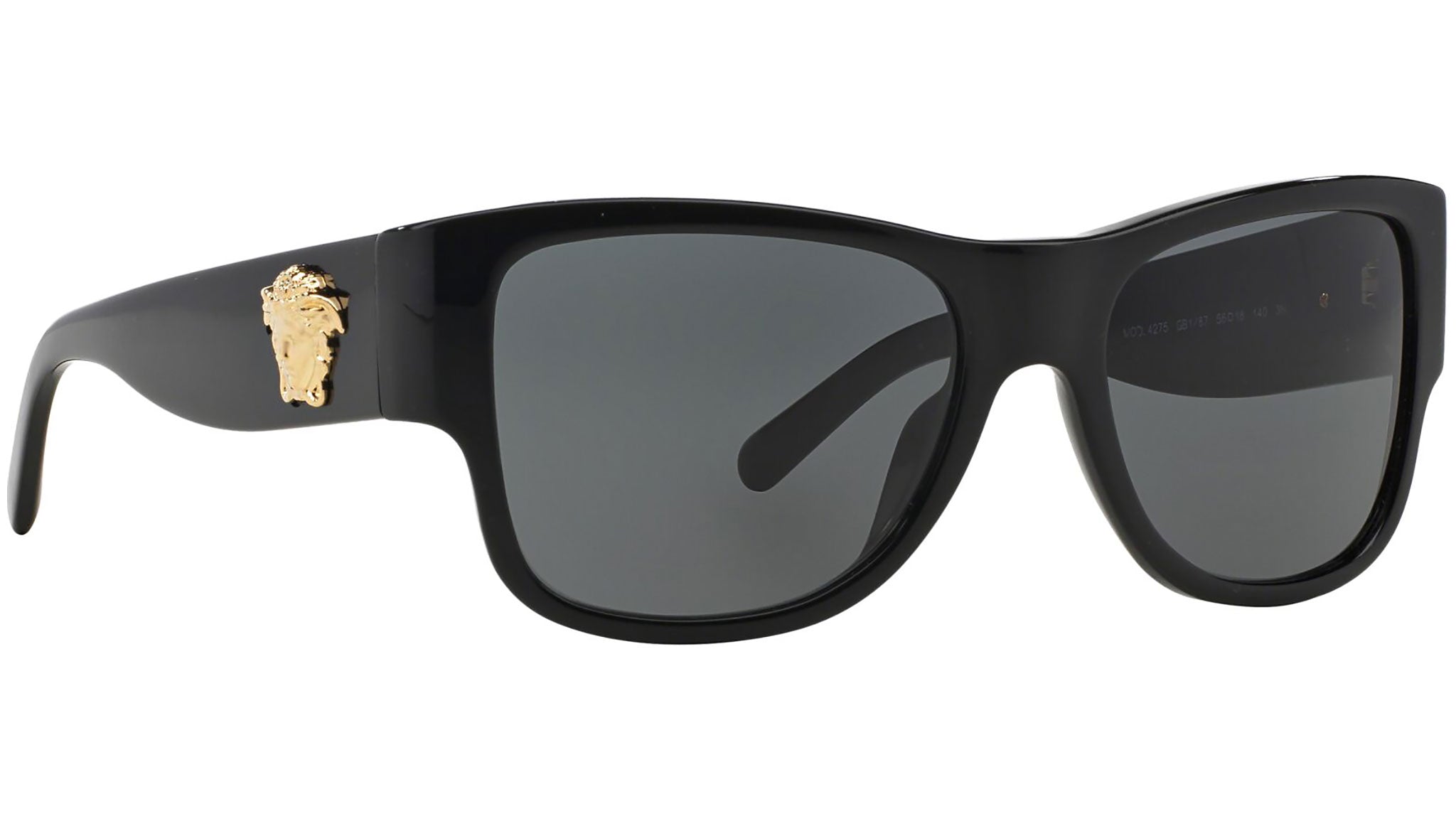 Versace VE 4275 GB1/87 58mm Sunglasses - Grey Lens/Black Frame